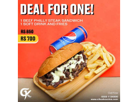 Cibus Kouzina Philly Deal For Rs.700/-